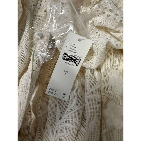 New Anthropologie Verb By Pallavi singhee Agneza Lace Maxi Dress sz 4 - Picture 9 of 9